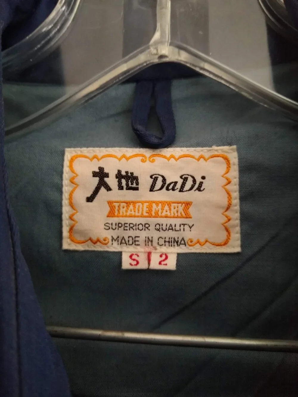 vintage 70s cargo utility trench coat top overshirt blouse - Picture 3 of 9